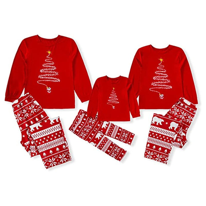 Drune | Stilvolle Winter Familien Weihnachts-Pyjama Set für Unisex