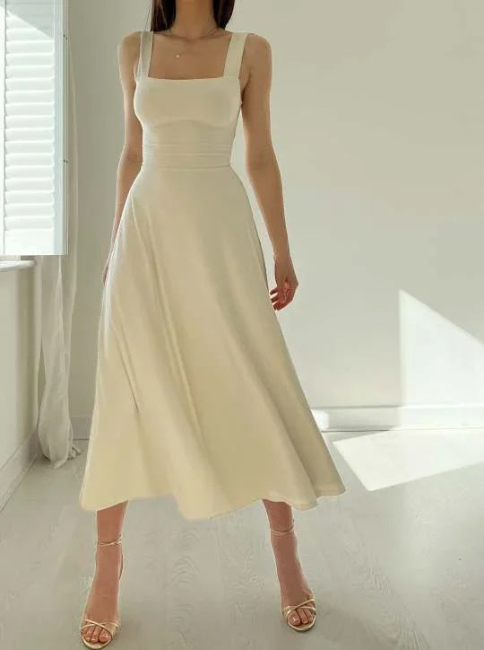 Drune | Elegante Rückenfreie Maxi Kleid
