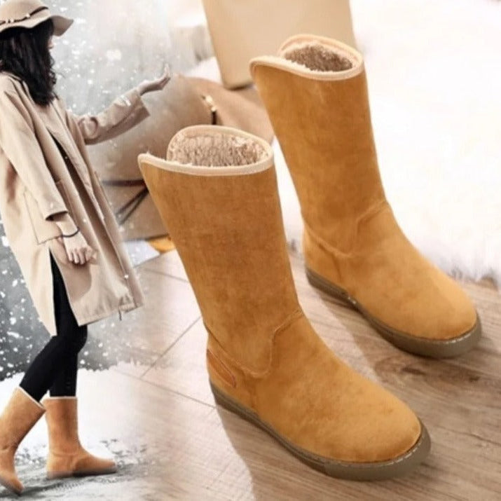 Eliza wasserdichte hohe Stiefel mit Pelzfutter Drune