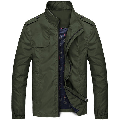 Drune | Schicke Zip up Jacke Mit Stehkragen Für Männer