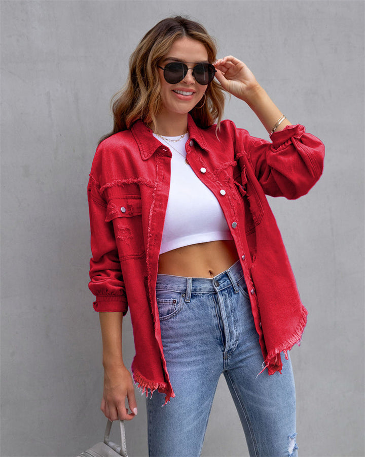 Drune | Damenjacke Aus Jeans Elegant und Lässig Chic