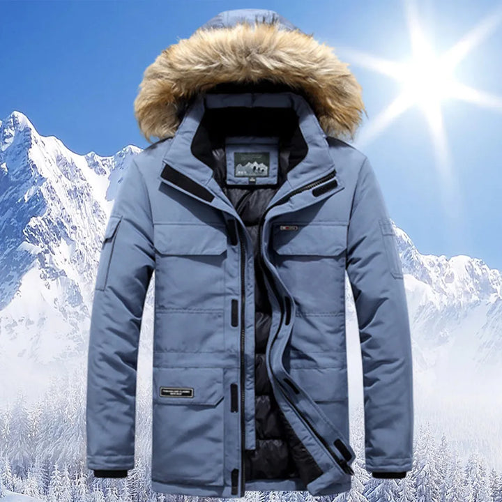 Drune | Winterjacke mit fellkapuze