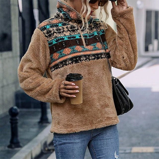 Drune | Pullover mit Geometrischem Muster
