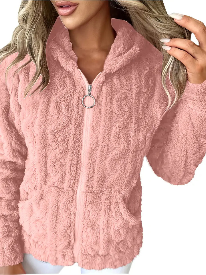 Drune | Weiches Kapuzen Sweatshirt mit Reißverschluss
