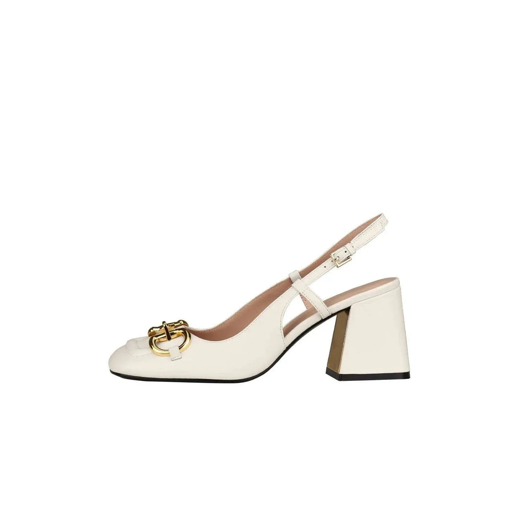 Drune | Damen Retro-Schuhe mit hohen Absätzen und Schnalle - Zeitlose Eleganz und Stil
