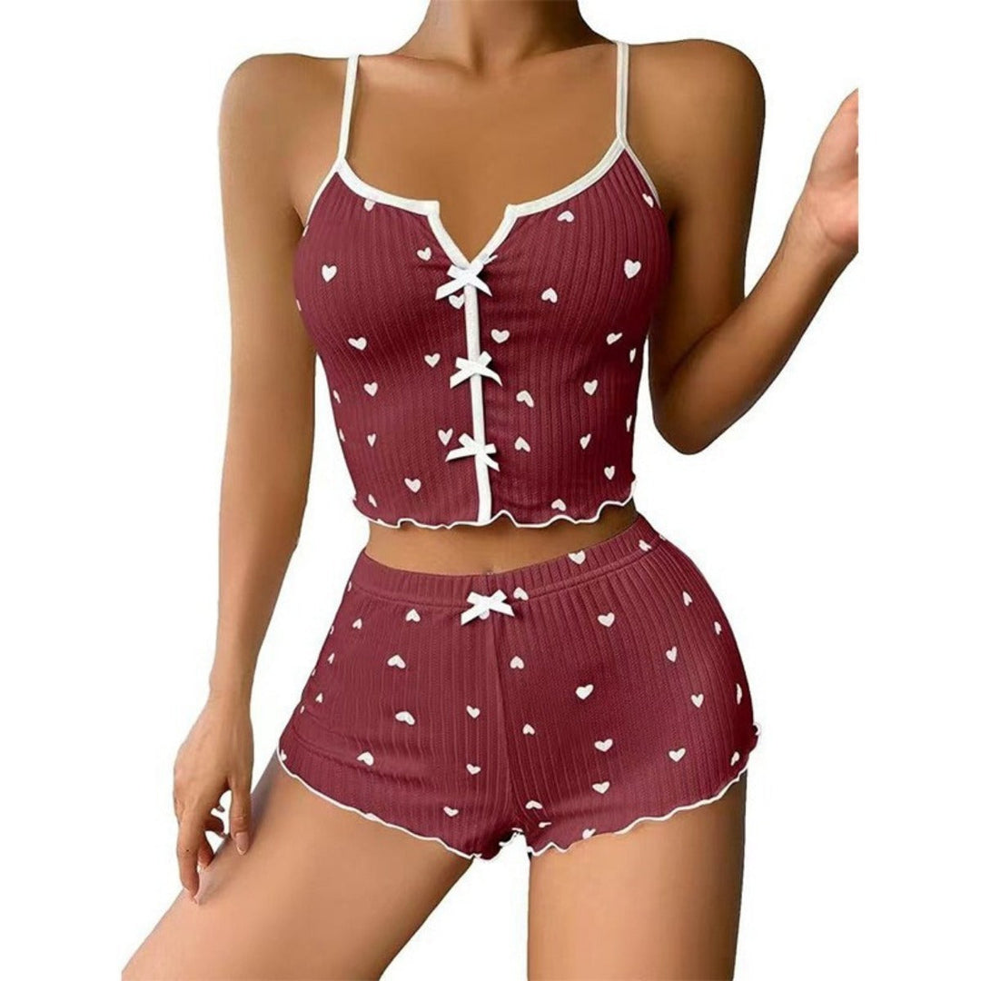 Drune | Bedrucktes Pyjama-Set