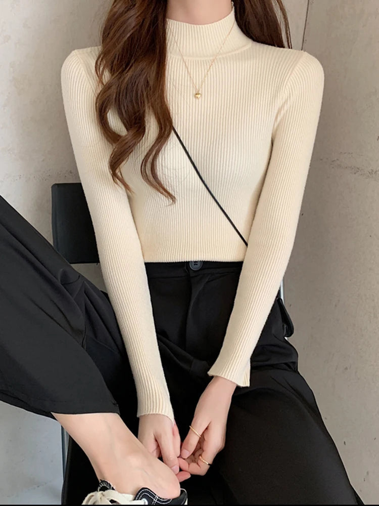 Drune | gerippter Wollpullover für Damen