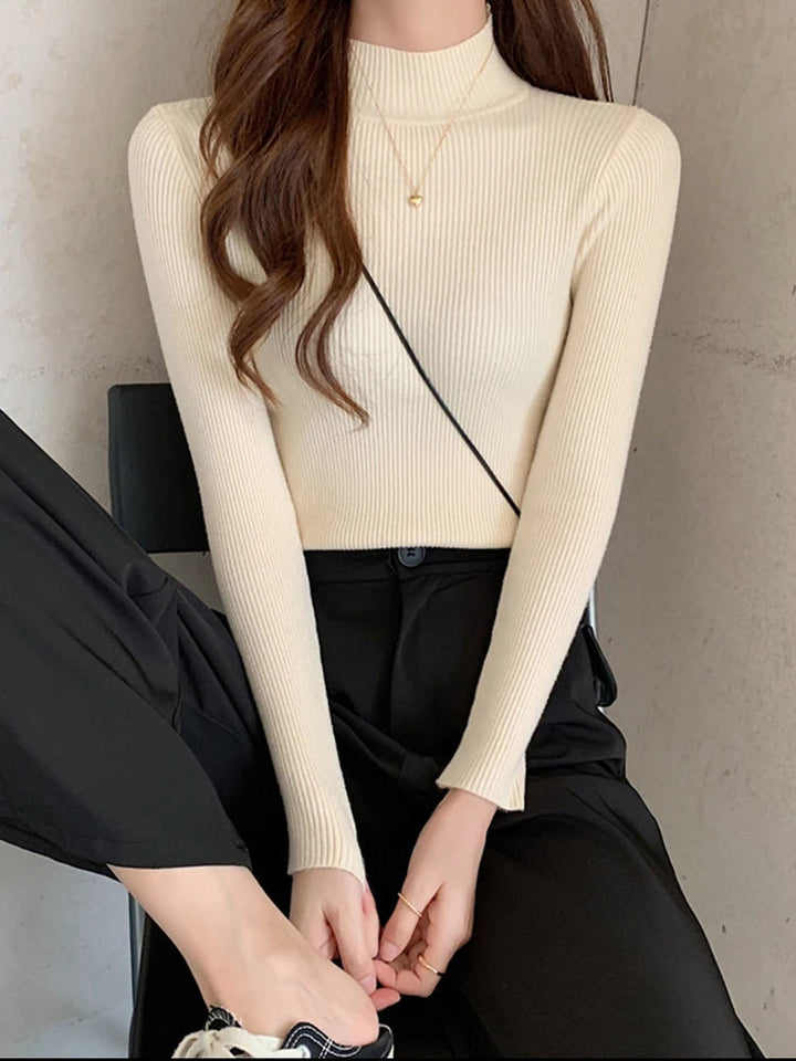Drune | gerippter Wollpullover für Damen