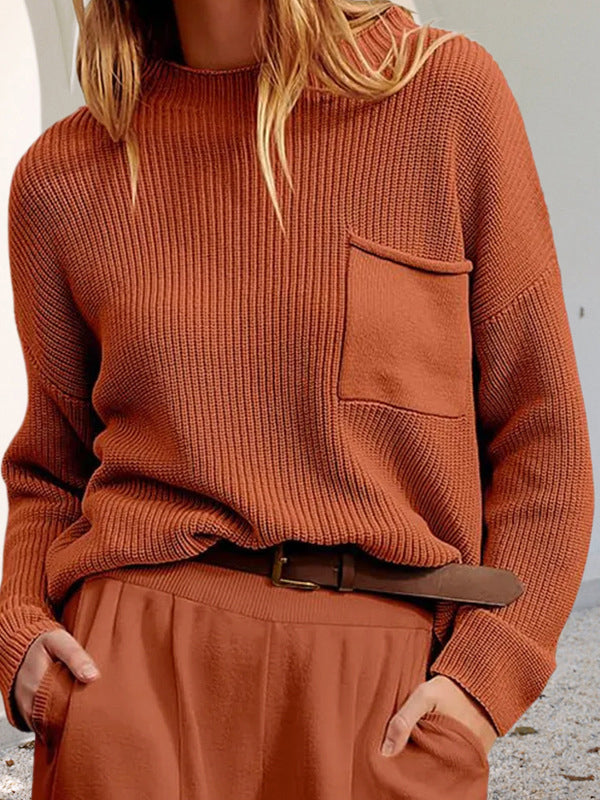 Drune | Cozy, relaxed knit sweater with pockets