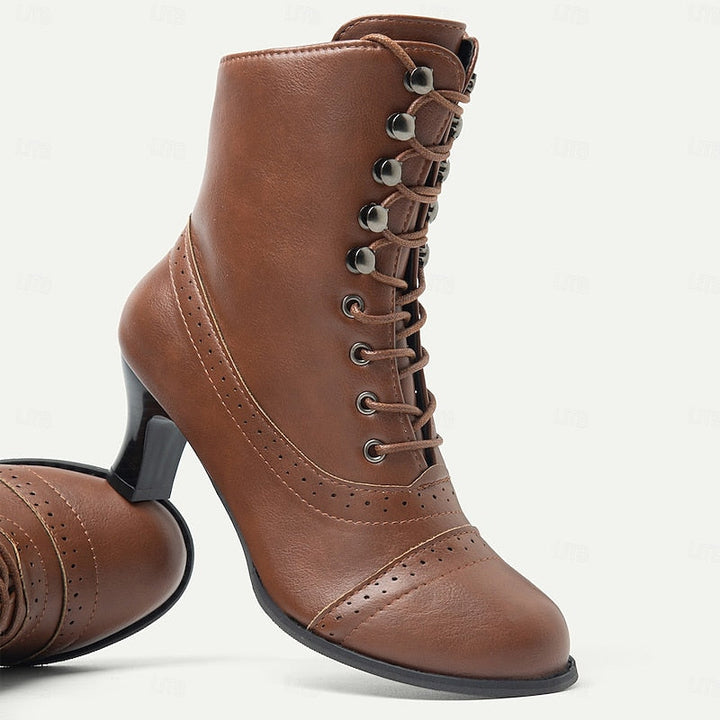 Vintage Komfort-Stiefel für Damen Drune Drune