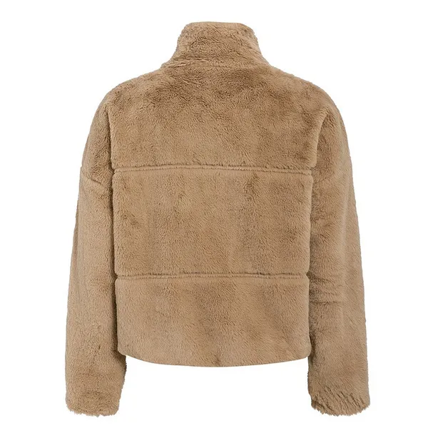 Plüschjacke