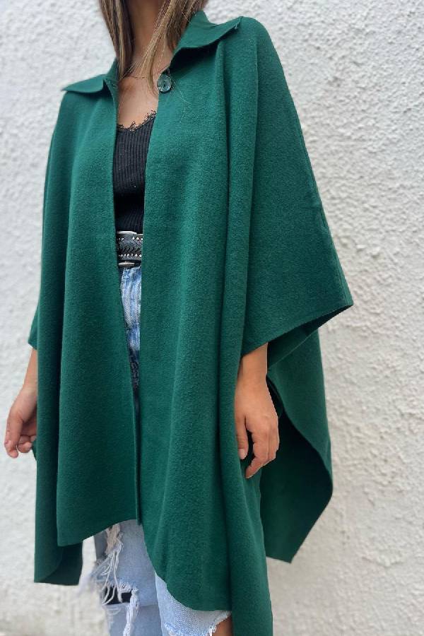 Drune | Farbe lässiger Cardigan lockere Einzelknopf Windbreaker Jacke