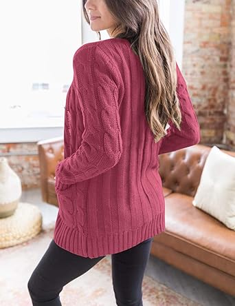 Drune | Warme Wollstrickjacke für Jeden Tag