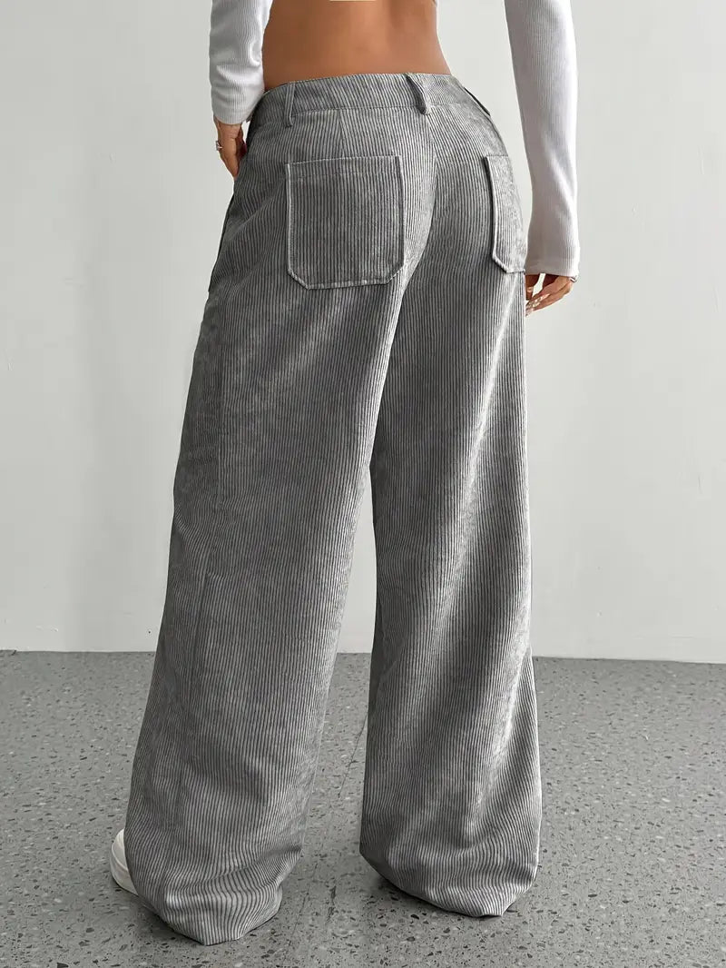 Drune | Cordhose mit weitem Bein