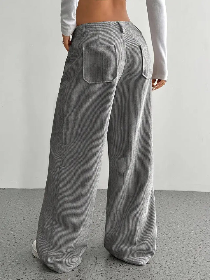 Drune | Cordhose mit weitem Bein