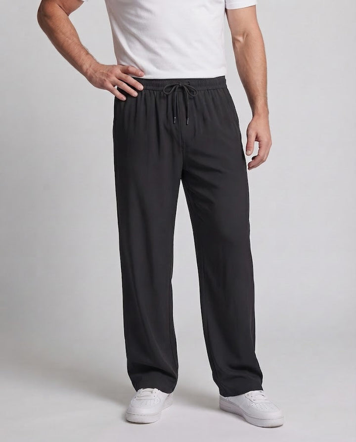 Herren Bequeme Sporthose mit Elastischem Bund und Taschen Drune