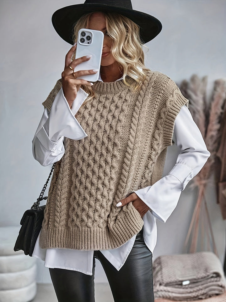 Drune | Strickjacke mit Öffnungen für Damen