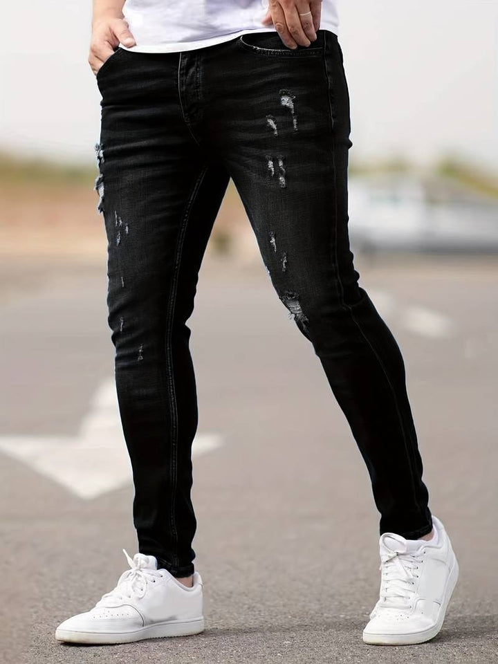 Drune | zerrissene jeans für männer