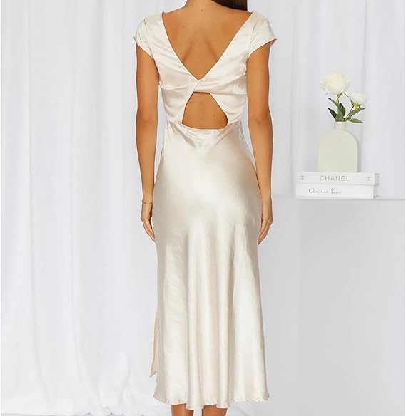 Drune - Elegantes Slik-Kleid