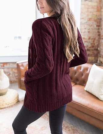 Drune | Warme Wollstrickjacke