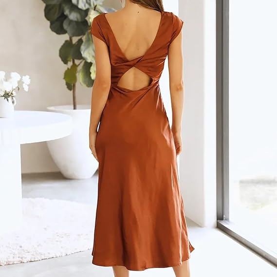 Drune - Elegantes Slik-Kleid