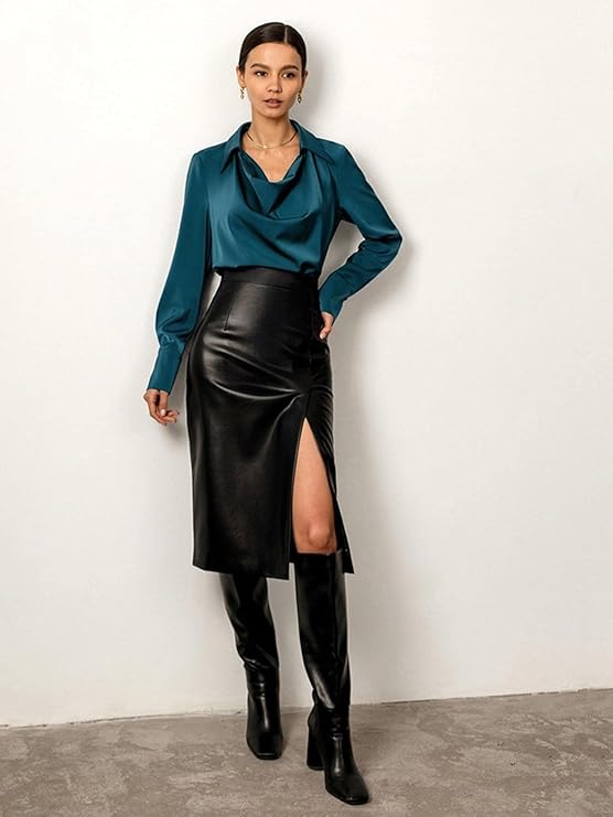 Drune | Elegante Seidenbluse Für Damen