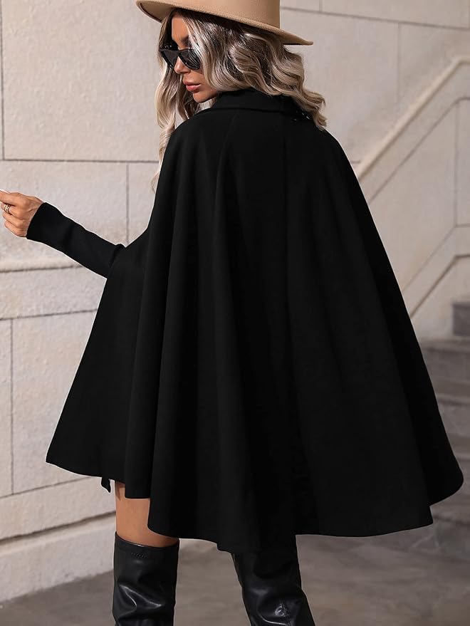 Drune | Stilvolle Cape Jacke Damen
