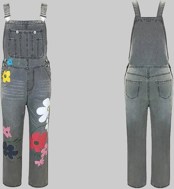 Drune | Ärmelloser Denim-Overall