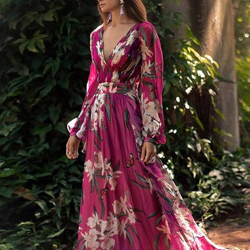 Drune | Hochwertige Elegantes Maxikleid Mode für Frauen