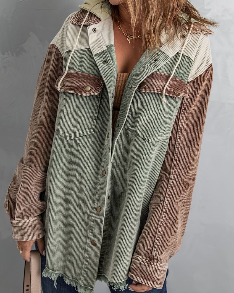 Drune | Stylische Cordjacke