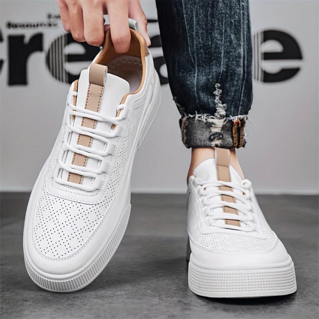 Drune | Bequeme Lässig Weiße Herrenschuhe