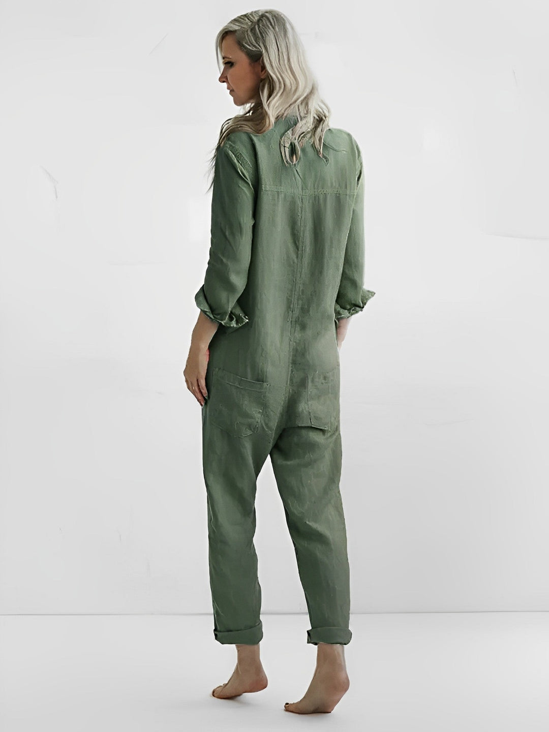 Drune | Grüner Jumpsuit