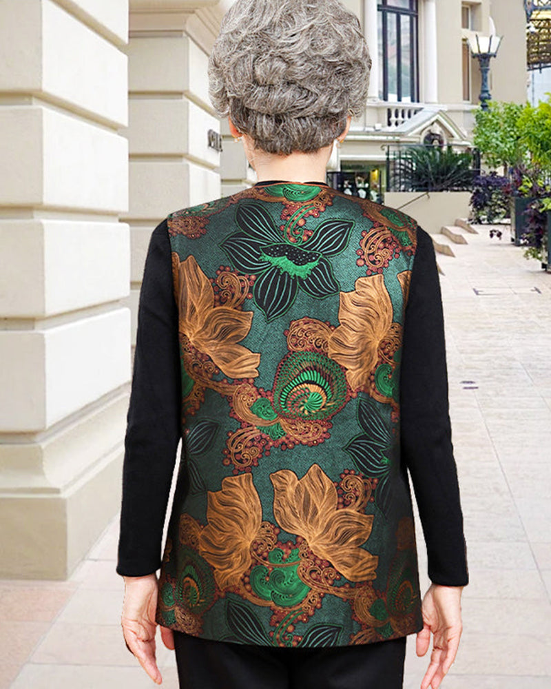 Drune | Retro Chic Oriental Blumenstickerei