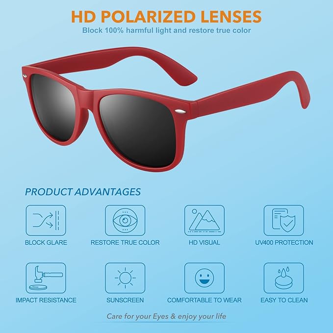 Drune | 80Er Retro Polarisierte Sonnenbrille