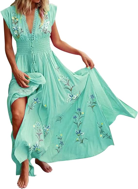 Drune | Boho Kleid Mit Stickereien Für Einen Traumhaften Sommerlook