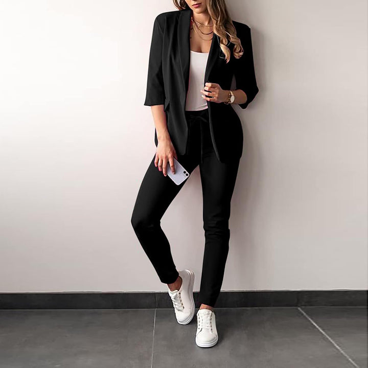 Drune | 2-Teiliger Damenanzug Stilvoller Blazer und Hose für Damen