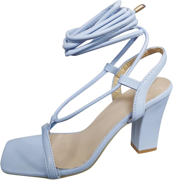 Damen High Heels mit elegantem Riemendesign und komfortablem Blockabsatz Drune
