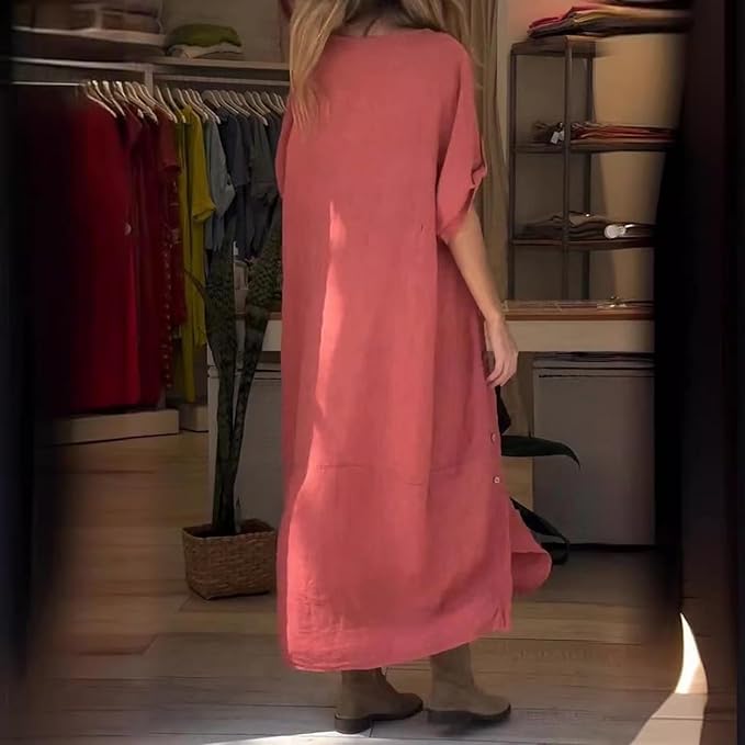 Drune | Leinen Baumwolle Kleid