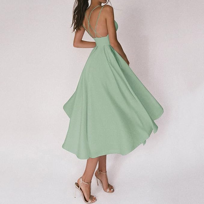 Drune | Ein Leichtes Kleid mit Zarten Spaghettiträgern
