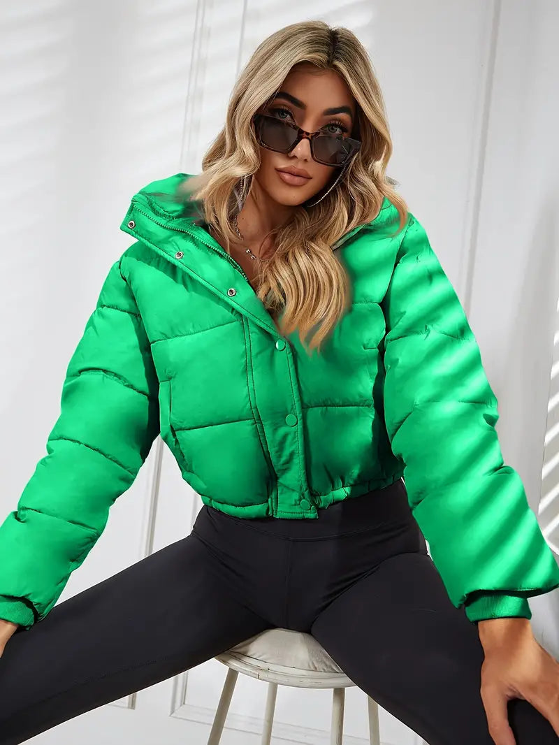 Drune | Gekürzte Puffer Winterjacke für Damen