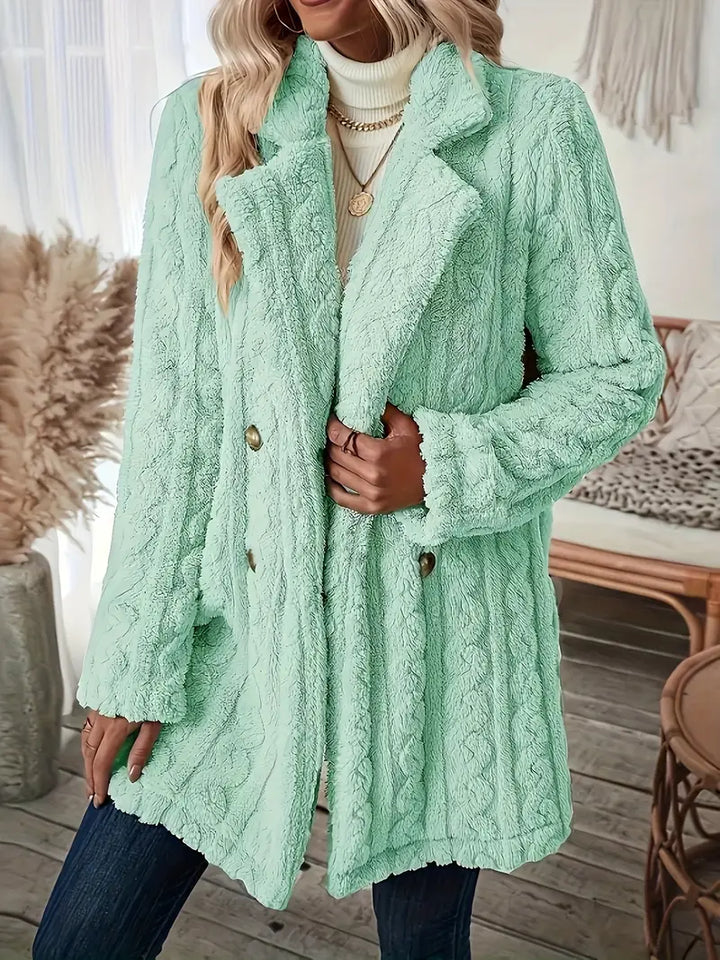 Drune | Weicher Thermal-Mantel für Damen mit Langen Ärmeln Chic