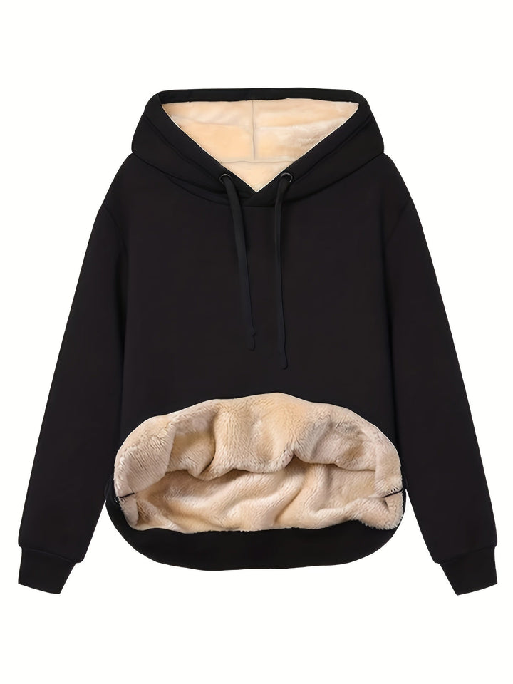 Drune | Fleece Pullover Hoodie mit Kapuze für Damen - Perfekt für Outdoor-Aktivitäten