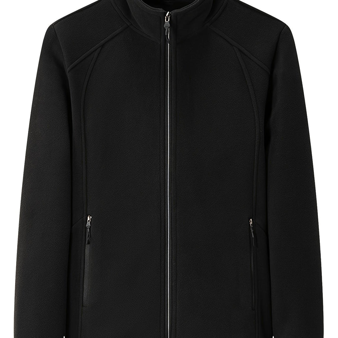 Drune | Plüsch Damen Outdoorjacke mit Hohem Kragen und Langen Ärmeln