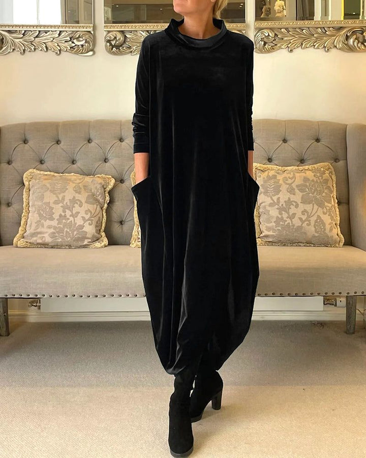 Drune | Tulip Style Samt Kleid