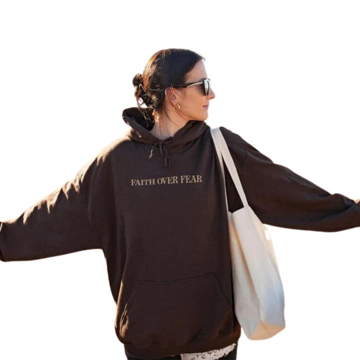 Drune | "Faith Over Fear Pslams 118:6" Unisex-Kapuzenpulli