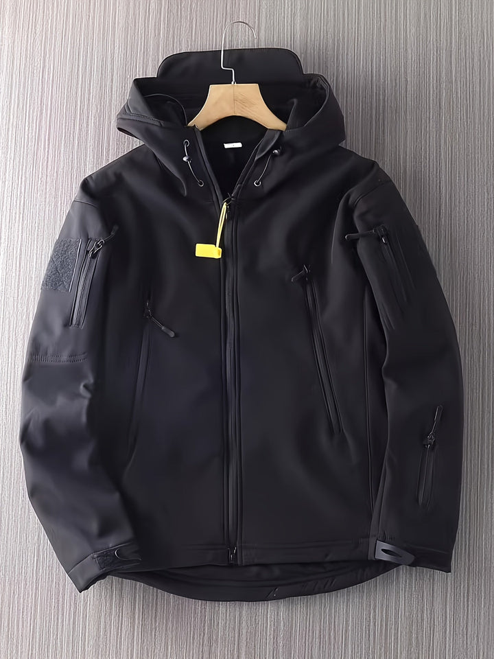 Drune | einfarbige Windjacke mit Taschen für Herren - Perfekt für Outdoor-Aktivitäten
