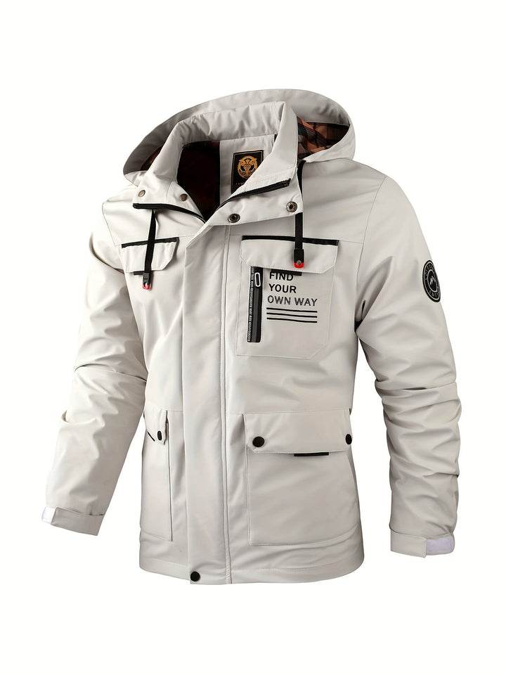 Drune | Herren Kapuzen Utility Jacke