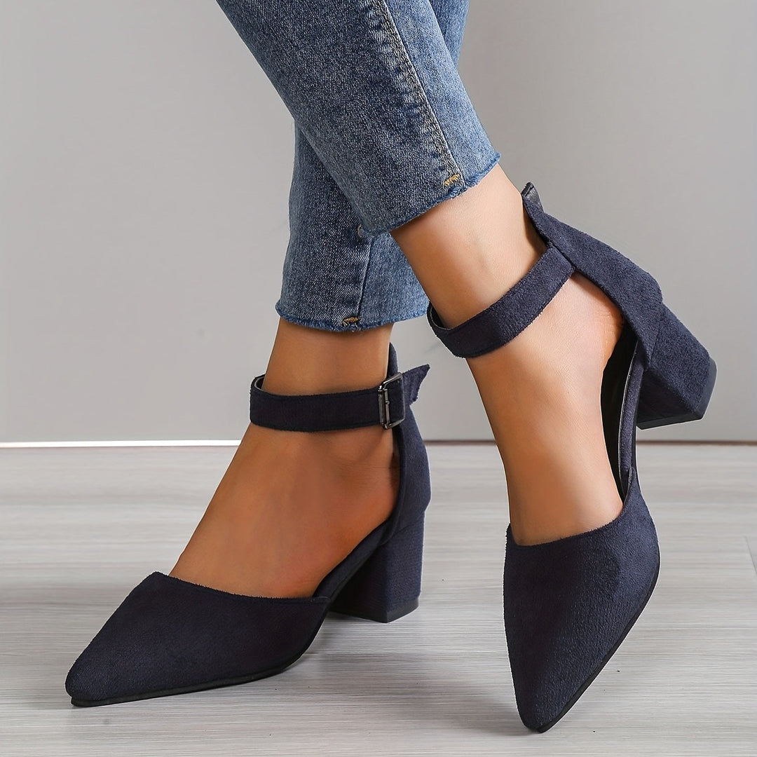 Drune | Damen Sandalen mit Blockabsatz Schnürung, mit Knöchelriemen, Elegant