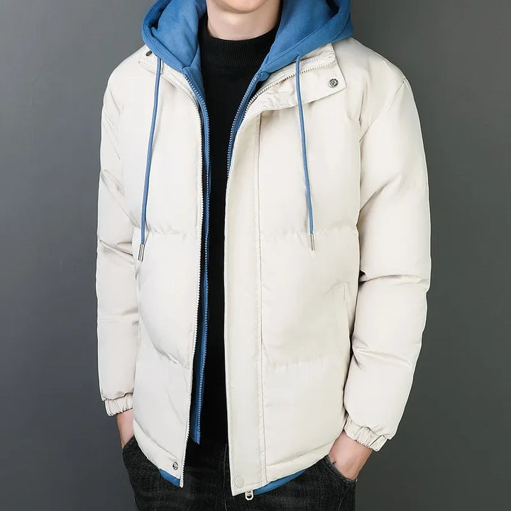 Drune | Herrenjacke aus verdickter Baumwolle mit winddichter Kapuze