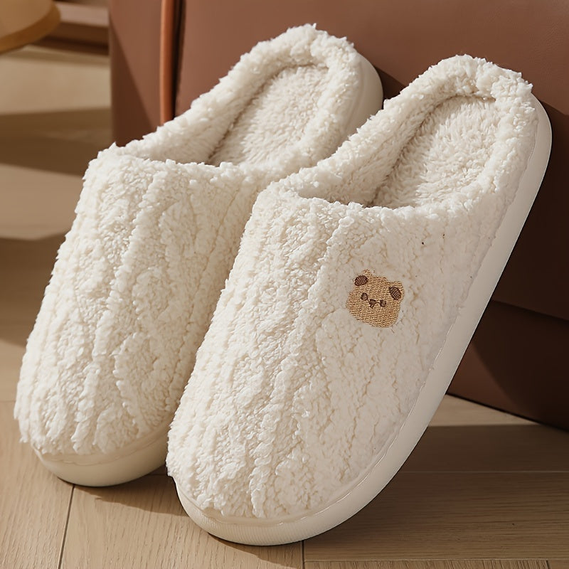 Drune | Kuschelige Plüschgefütterte Winterpantoffeln – Warm Und Bequem Für Den Winter